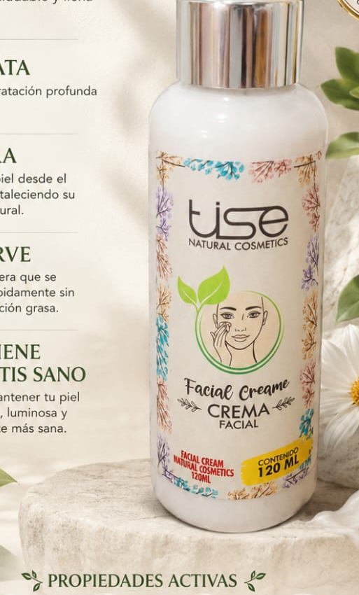 Crema Facial Organica 120 ML